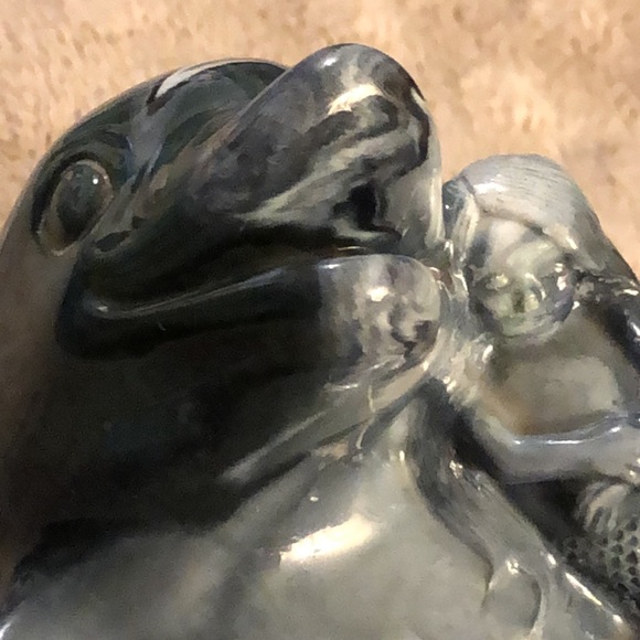 Cook Collectables Company- Dolphin w/Mermaid Fine Art Sculpture.NWT - Picture 7 of 17